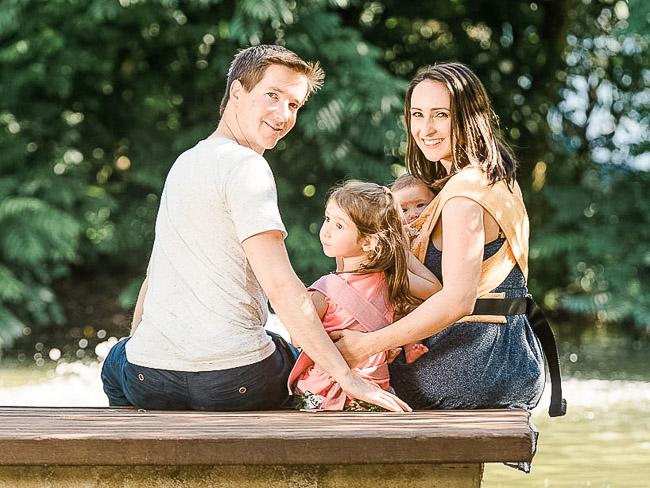 Anna und Philipp Sauer Familienfoto